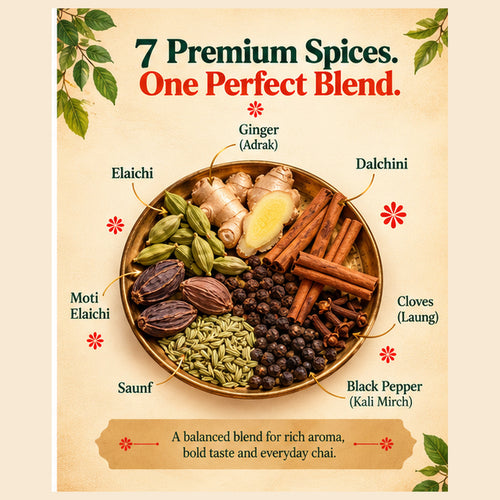 Chai कला Homemade Chai Masala – 7 Spice Blend